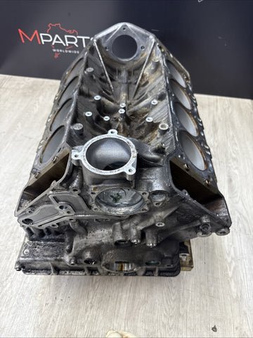 08-13 OEM BMW E90 E92 E93 M3 S65 Engine Motor Cylinder Block Bare *Scoring