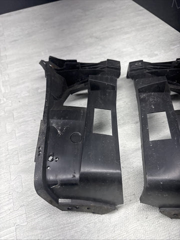 01-06 BMW E46 M3 LEFT RIGHT DRIVER FRONT BUMPER COVER GUARD BRACKET PAIR 2695247