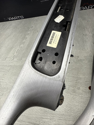 01-06 BMW E46 M3 Brushed Aluminum/Grey Door Trim Armrests Front