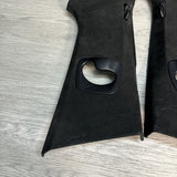 11-17 BMW F10 528 535 550 M5 INTERIOR B-PILLARS TRIMS COVERS ALCANTARA PAIR