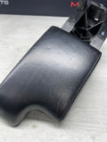 01-06 BMW E46 M3 Center Console Armrest Arm Rest Black Leather
