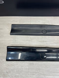 94-99 BMW E36 M3 COUPE SIDE SKIRTS ROCKER PANELS MOLDINGS COSMOS BLACK