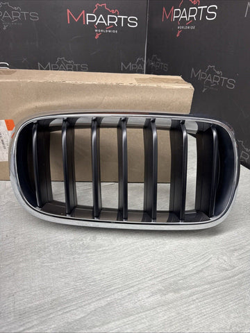 NEW 2014-2018 OEM BMW X5 Right Radiator Grille Chrome 7294486