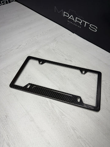 LICENSE PLATE FRAME BRACKET MOUNT HOLDER REAL CARBON FIBER