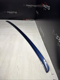 2001-2006 BMW E46 M3 Factory Rear Trunk Spoiler Lip 2695445 Topaz Blue OEM