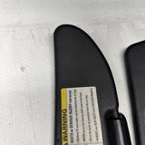 98-02 BMW Z3 M Z3M CONVERTIBLE PANELS SUN VISORS BLACK