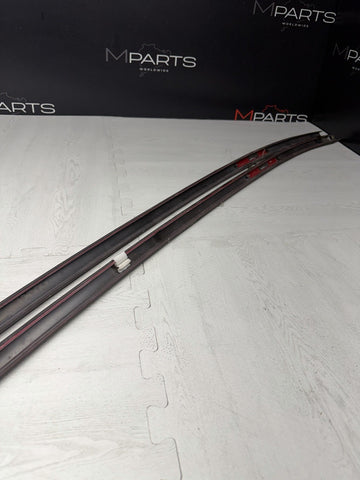 97-03 BMW E39 M5 Right & Left Roof Strip Drip Molding Trims Set Oem