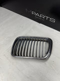 BMW 97-99 E36 M3 Front Kidney Grille Grill Chrome OEM Left Driver