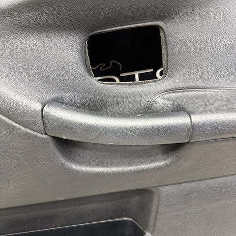 95-99 BMW E36 M3 Sedan Front Right Door Panel Card Black OEM