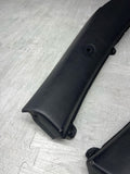 01-06 BMW E46 M3 CONVERTIBLE REAR INTERIOR QUARTER TRIMS COVERS PANELS BLACK