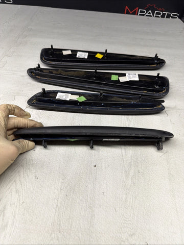 01-06 BMW OEM E46 M3 Coupe Trim Armrest Pads Set Black 8238622