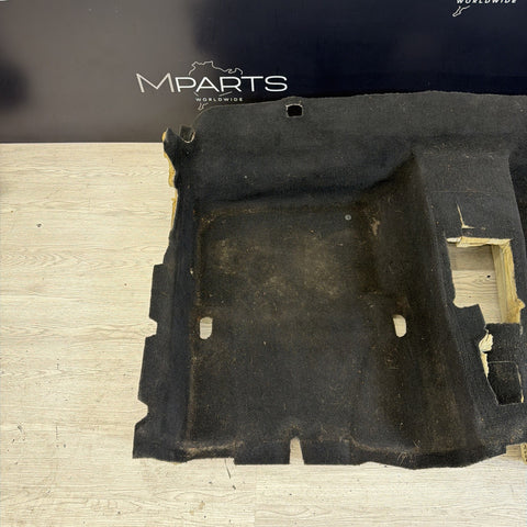 01-06 BMW E46 M3 OEM Coupe 2dr Rear Black Floor Carpet Interior *Notes*