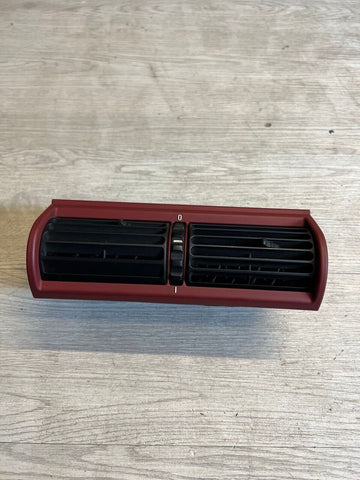 96-02 BMW Z3 Z3M Front Dashboard Center AC Dual Air Vent Black OEM Imola Red