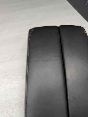 08-13 BMW E90 E92 E93 M3 Armrest Black Leather OEM *Fading*