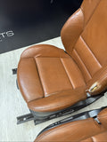 01-06 BMW E46 M3 Convertible Interior Front Heated Seats Cinnamon