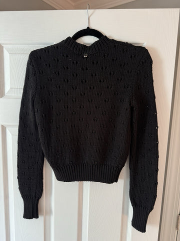 Salvatore Ferragamo Black Size XS Wool Sweater