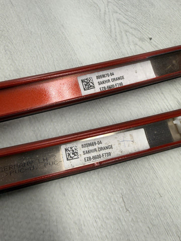 BMW 15-20 F82 M4 Coupe Exterior Roof Rails Trims Drip Mouldings Sakhir Orange
