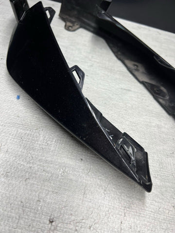 21-25 BMW G80 G82 G83 M3 M4 OEM Gloss Black Front Bumper Corner Splitters