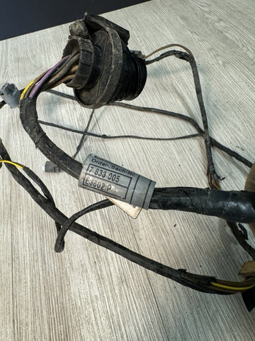 BMW 01-06 E46 M3 FRONT BUMPER FOG LIGHT WASHER PUMP TANK WIRES WIRING HARNESS