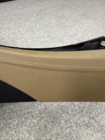 08-13 BMW E90 E92 E93 M3 Front Center Console Armrest Extended Leather Bamboo