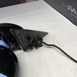 01-06 BMW E46 M3 Side View Door Mirrors Pair Jet Black *Sun Fading*