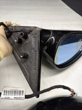 01-06 BMW E46 M3 Side View Door Mirrors Pair Jet Black *Notes*
