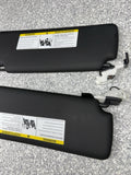 BMW 15-20 F80 F82 M3 M4 Front Sun Shade Visor Visors Set Black OEM