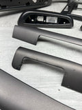 01-06 BMW E46 M3 Convertible Interior Armrests Trim Set Titan Shadow Grey