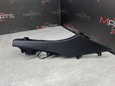 Black Leather Center Console Trim 13-16 BMW F06 M6