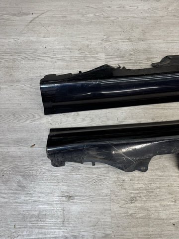 01-06 BMW E46 M3 Rocker Panel Side Skirts OEM Carbon Black *Notes*