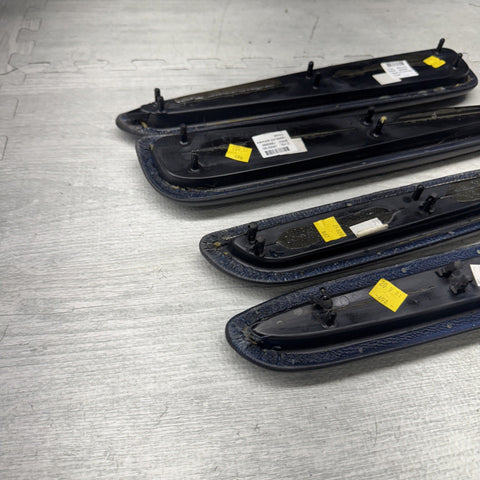 01-06 BMW OEM E46 M3 Coupe Trim Armrest Pads Set Black 8238622 *Notes*