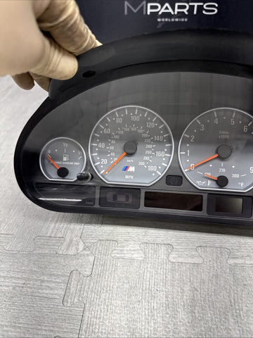 2001-2006 BMW E46 M3 Instrument Cluster Speedometer Spedometer SMG 77k