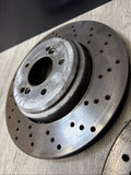 08-13 BMW E90 E92 E93 M3 Rear Brakes Rotors 2283803 2283804 SHW