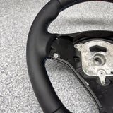 BMW 08-13 E92 M3 Manual Custom Leather Sides Flat Bottom Top Steering Wheel Red