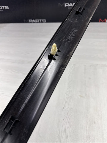 BMW E46 325 330 M3 Front Right Passenger Door Sill Scuff Plate Trim Black OEM