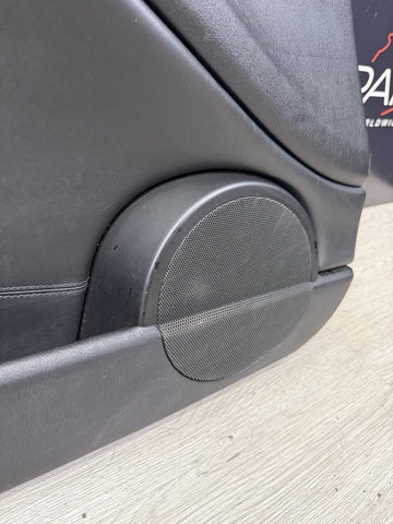 01-06 BMW E46 M3 DRIVER LEFT SIDE DOOR PANEL CARD BLACK OEM