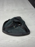 08-13 BMW E90 E92 E93 M3 Leather Stich Gear Shift Boot Gaiter Black with Frame
