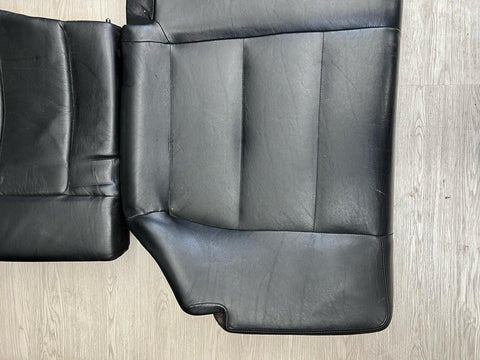 95-99 BMW E36 M3 Coupe Rear Bench + Folding Backrest Back Rest Seats Black