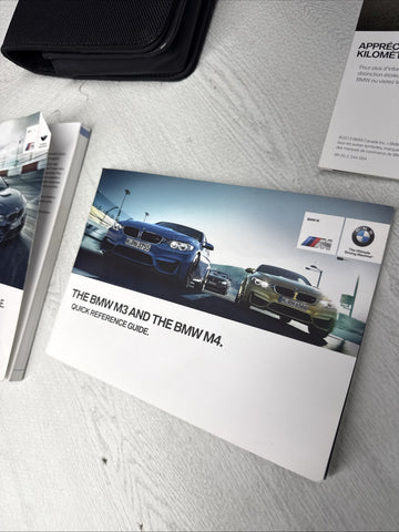 OEM BMW 15-20 F83 M4 CONVERTIBLE OWNERS MANUAL BOOK BOOKS BOOKLETS POUCH