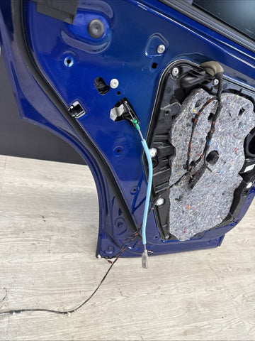 (PICKUP ONLY) 18-24 BMW F97 G01 X3 X3M Rear Left Driver Door  Marina Bay Blue