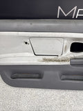 BMW E36 M3 95-99 Coupe Front Left Driver Door Card Panel Dove Grey Vaders