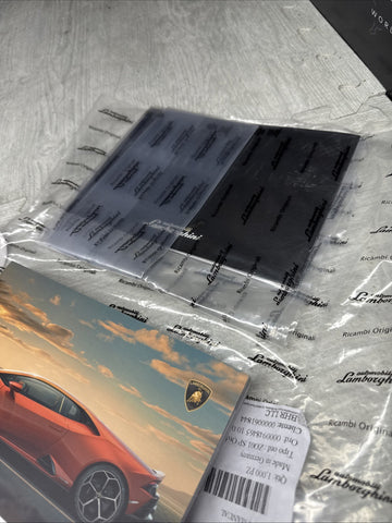 Lamborghini Huracan EVO AWD Owner's Manual Service Hand Book Handbook Books