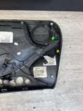 01-06 BMW E46 M3 DRIVER LEFT SIDE DOOR PANEL CARD BLACK OEM