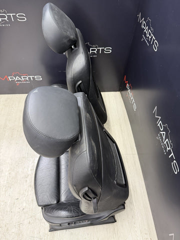 BMW E46 M3 01-06 Napa Black Coupe Front Seats Powered Heated *Notes*