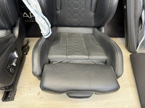 20-25 BMW F97 X3M Original Black Front Rear Door Interior Seats Complete *Rail