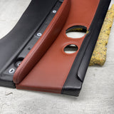 08-13 BMW E93 M3 Convertible Rear Left Door Card Panel Trim Fox Red
