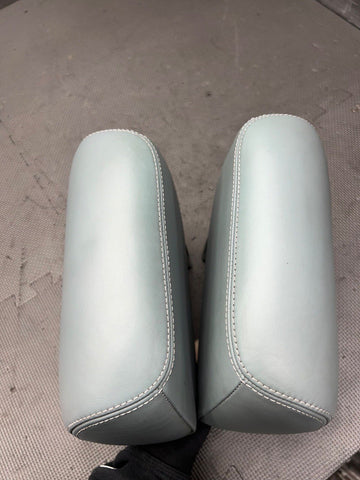 2008-2013 BMW E90 E93 M3 Coupe Sedan Rear Seat Headrests Grey Leather OEM