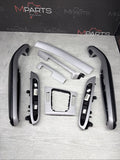 01-06 BMW E46 M3 Coupe Interior Armrests Trim Set Brushed Aluminum