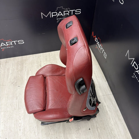 OEM BMW E46 M3 Coupe Leather Passenger Seat Interior IMOLA RED *Notes*