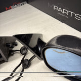 01-06 BMW E46 M3 Side View Door Mirrors Pair Carbon Black  *Notes*